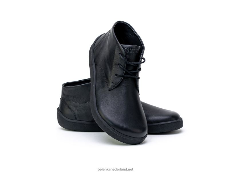 Heren Be Lenka schoenen op blote voeten glijden 08T6T70 helemaal zwart