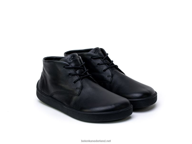 Heren Be Lenka schoenen op blote voeten glijden 08T6T70 helemaal zwart