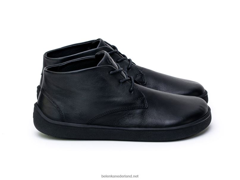 Heren Be Lenka schoenen op blote voeten glijden 08T6T70 helemaal zwart