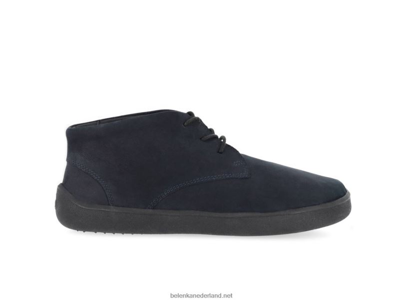 Heren Be Lenka schoenen op blote voeten glijden 08T6T72 geheel zwart mat