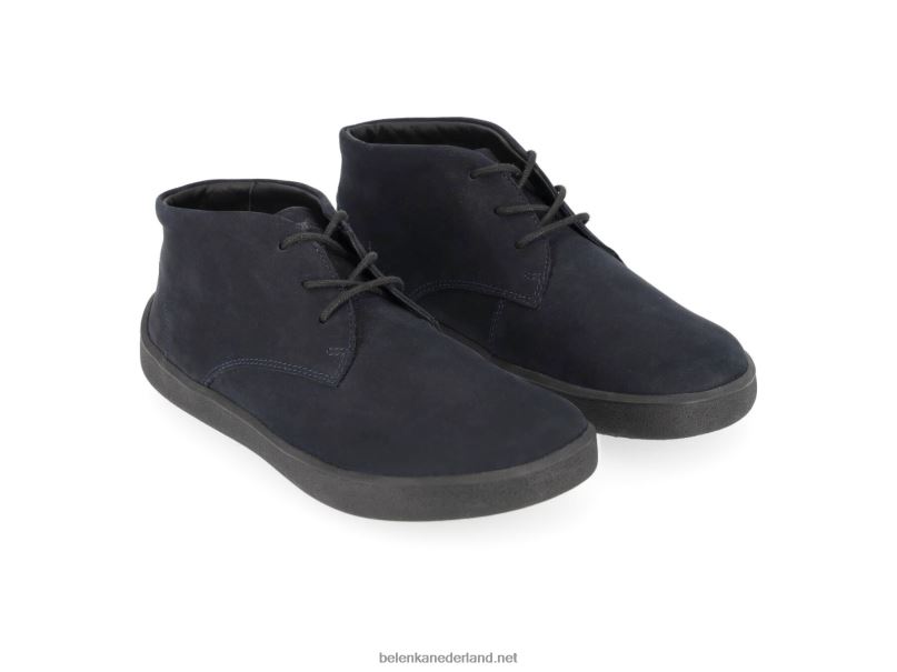Heren Be Lenka schoenen op blote voeten glijden 08T6T72 geheel zwart mat