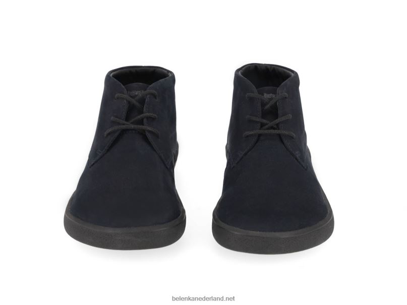 Heren Be Lenka schoenen op blote voeten glijden 08T6T72 geheel zwart mat
