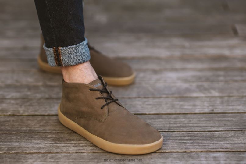Heren Be Lenka schoenen op blote voeten glijden 08T6T74 leger groen