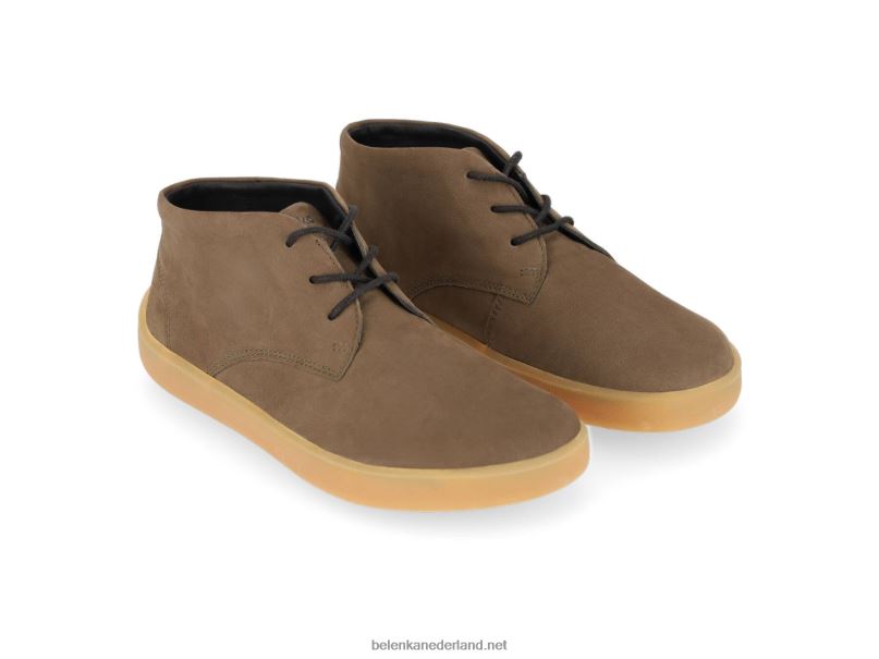Heren Be Lenka schoenen op blote voeten glijden 08T6T74 leger groen