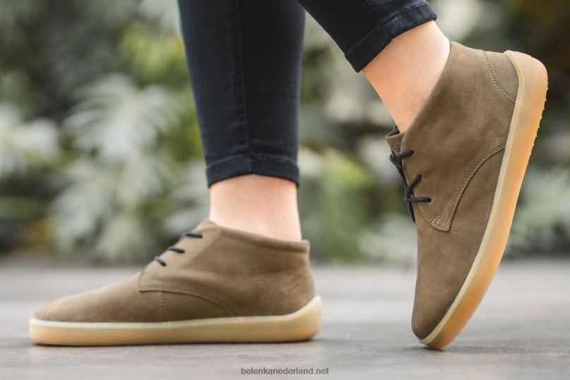 Heren Be Lenka schoenen op blote voeten glijden 08T6T74 leger groen