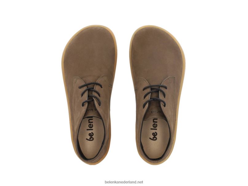 Heren Be Lenka schoenen op blote voeten glijden 08T6T74 leger groen