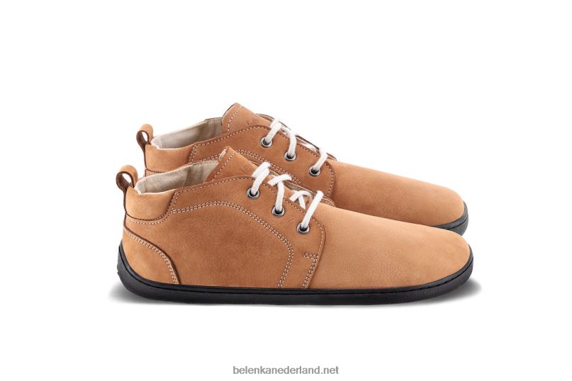 Heren Be Lenka schoenen op blote voeten - pictogram 08T6T67 cognac