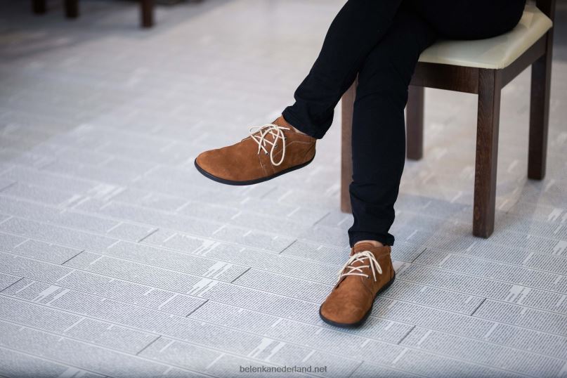 Heren Be Lenka schoenen op blote voeten - pictogram 08T6T67 cognac