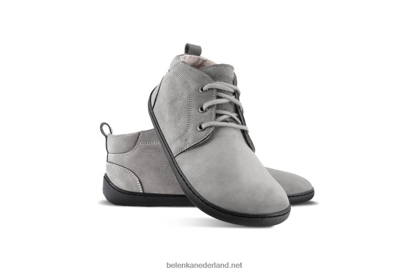 Heren Be Lenka schoenen op blote voeten - pictogram 08T6T68 kiezel grijs