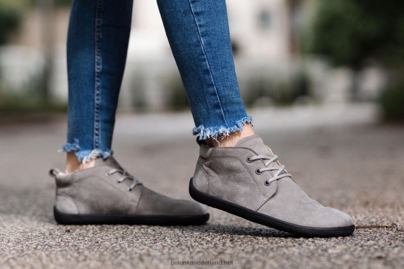 Heren Be Lenka schoenen op blote voeten - pictogram 08T6T68 kiezel grijs