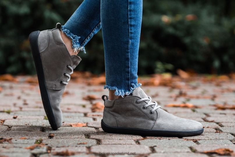 Heren Be Lenka schoenen op blote voeten - pictogram 08T6T68 kiezel grijs