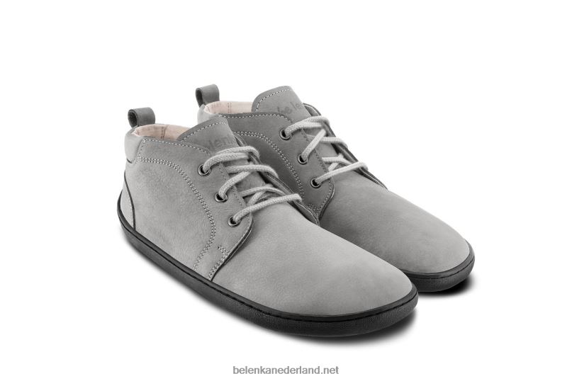 Heren Be Lenka schoenen op blote voeten - pictogram 08T6T68 kiezel grijs