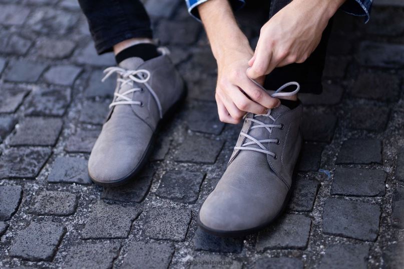 Heren Be Lenka schoenen op blote voeten - pictogram 08T6T68 kiezel grijs