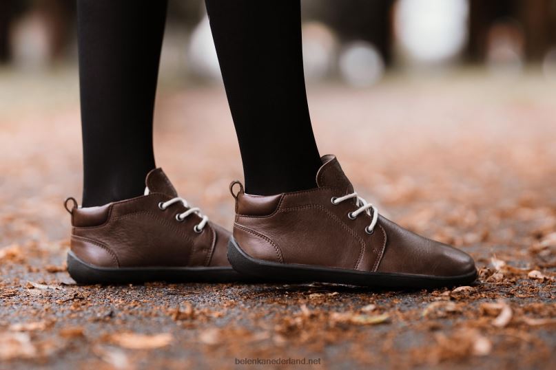 Heren Be Lenka schoenen op blote voeten - pictogram 08T6T69 donker bruin