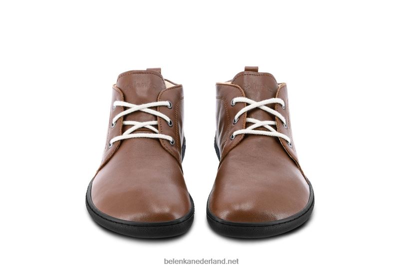 Heren Be Lenka schoenen op blote voeten - pictogram 08T6T69 donker bruin
