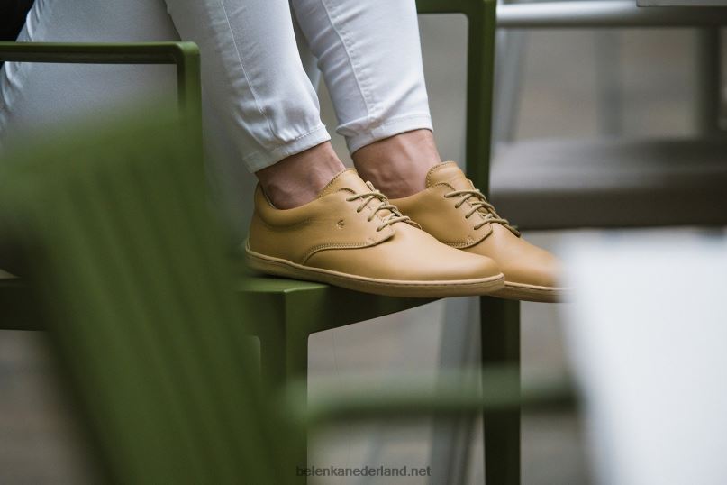 Heren Be Lenka blote voeten schoenen stadsbeeld 08T6T1 gezouten karamel bruin
