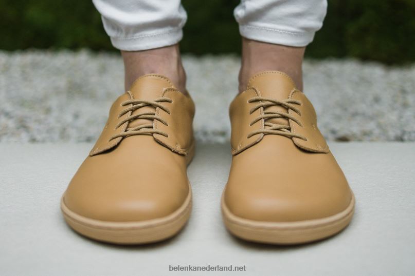 Heren Be Lenka blote voeten schoenen stadsbeeld 08T6T1 gezouten karamel bruin