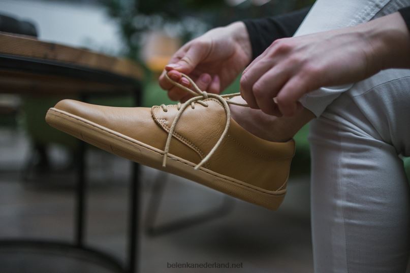 Heren Be Lenka blote voeten schoenen stadsbeeld 08T6T1 gezouten karamel bruin