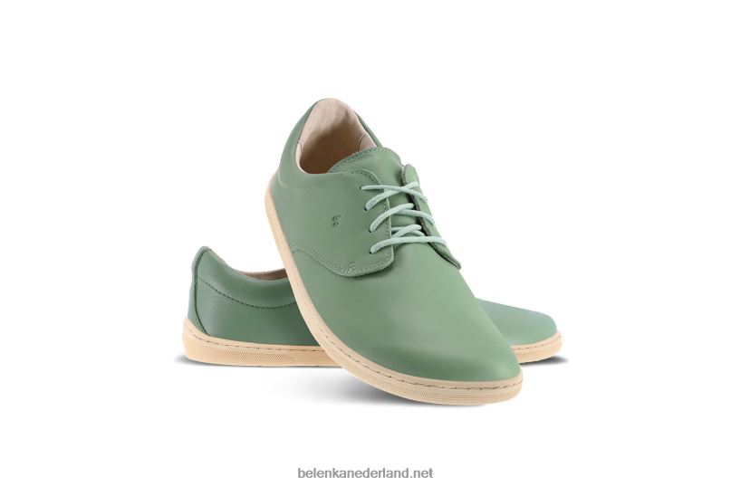 Heren Be Lenka blote voeten schoenen stadsbeeld 08T6T3 salie groen