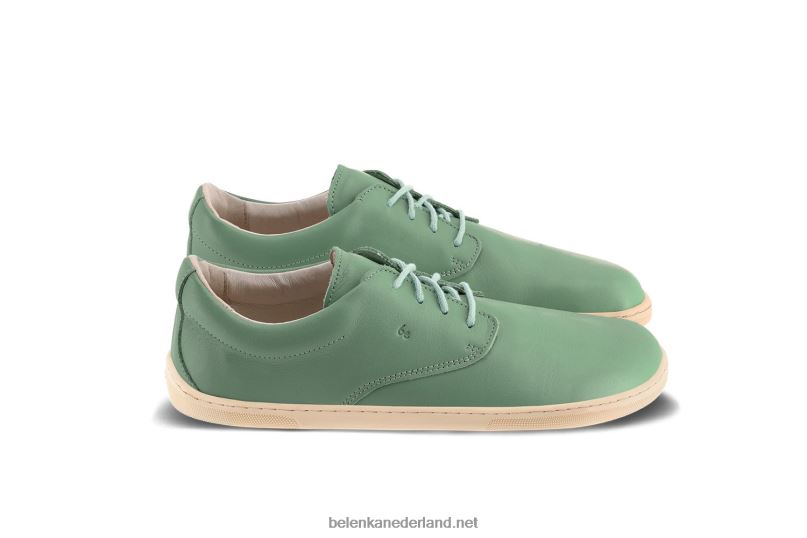 Heren Be Lenka blote voeten schoenen stadsbeeld 08T6T3 salie groen