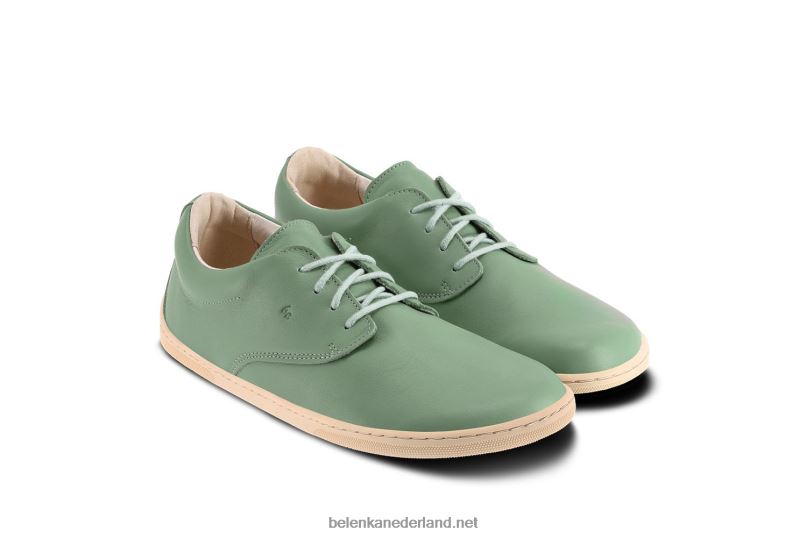 Heren Be Lenka blote voeten schoenen stadsbeeld 08T6T3 salie groen