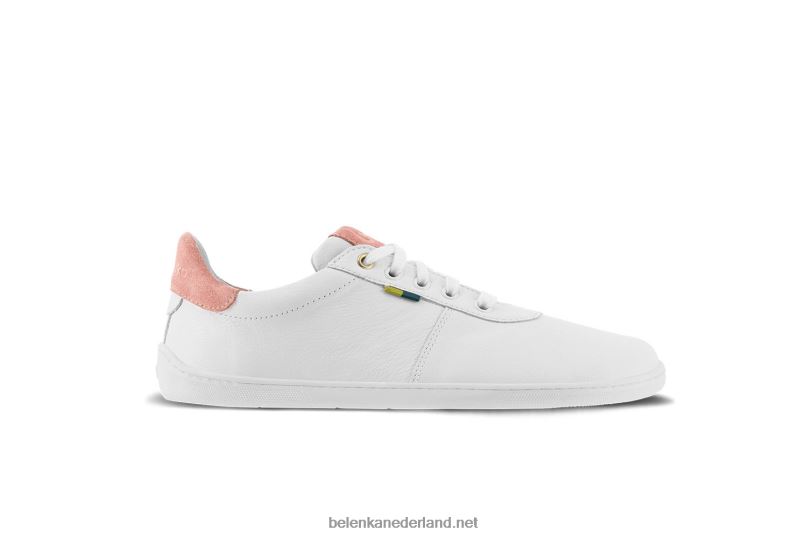 Heren Be Lenka schoenen op blote voeten - royale 08T6T4 witte & donkere perzik