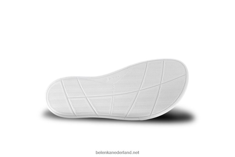 Heren Be Lenka schoenen op blote voeten - royale 08T6T4 witte & donkere perzik