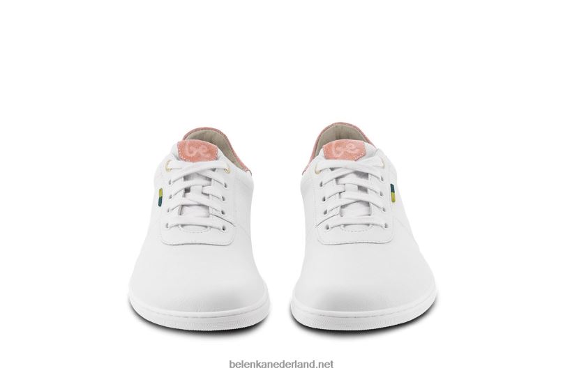 Heren Be Lenka schoenen op blote voeten - royale 08T6T4 witte & donkere perzik