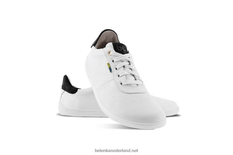Heren Be Lenka schoenen op blote voeten - royale 08T6T5 wit Zwart