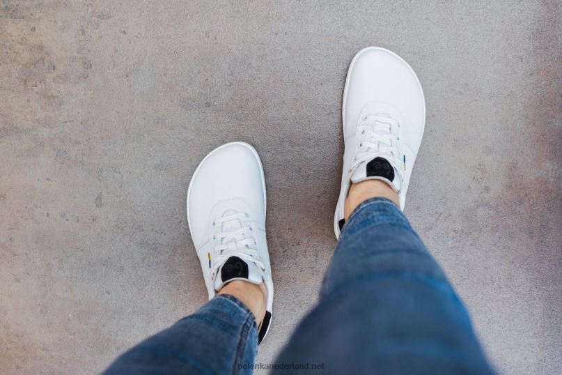 Heren Be Lenka schoenen op blote voeten - royale 08T6T5 wit Zwart