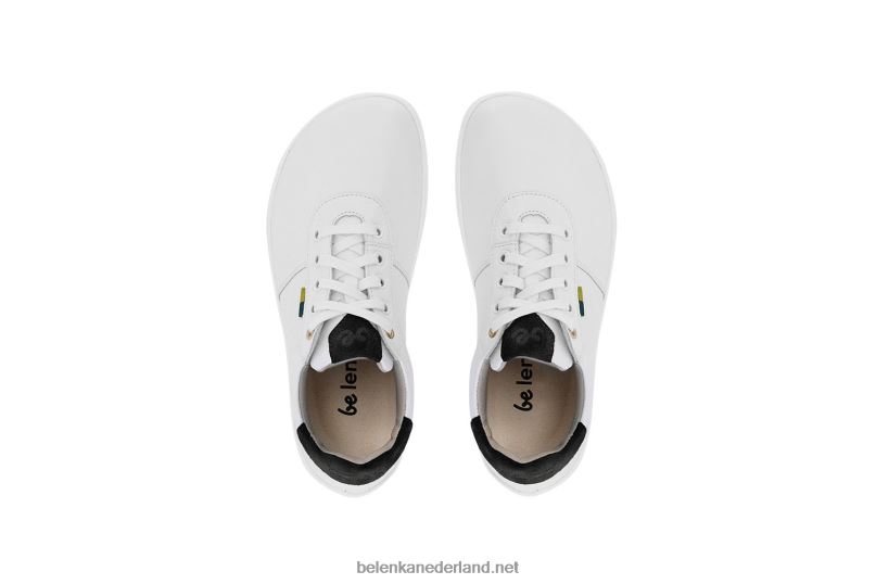 Heren Be Lenka schoenen op blote voeten - royale 08T6T5 wit Zwart