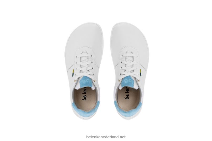 Heren Be Lenka schoenen op blote voeten - royale 08T6T6 wit Blauw
