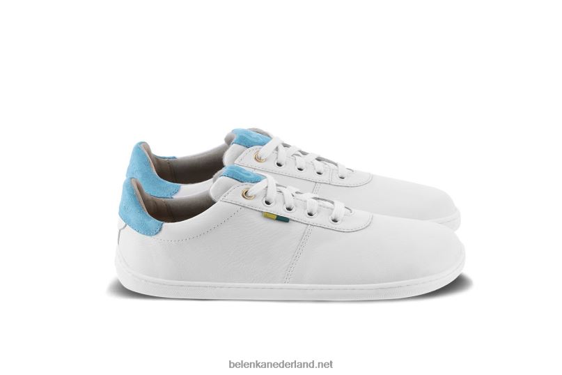 Heren Be Lenka schoenen op blote voeten - royale 08T6T6 wit Blauw