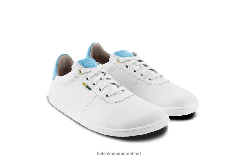 Heren Be Lenka schoenen op blote voeten - royale 08T6T6 wit Blauw
