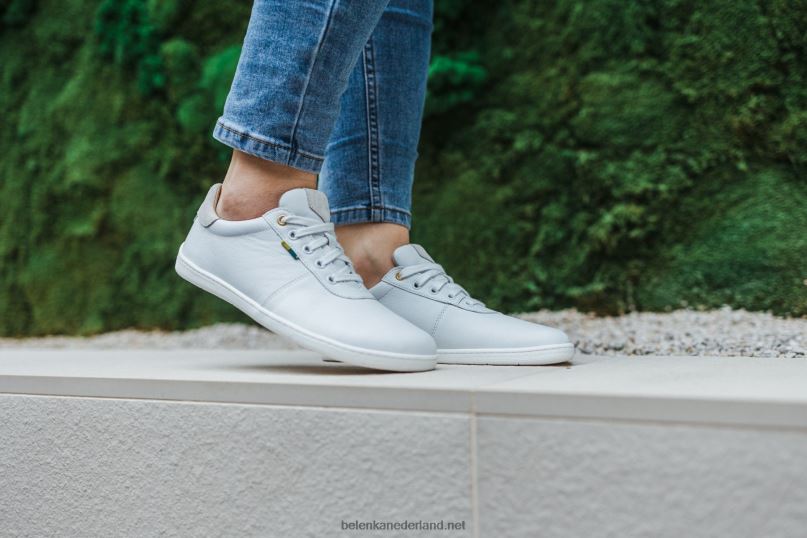 Heren Be Lenka schoenen op blote voeten - royale 08T6T7 wit & beige