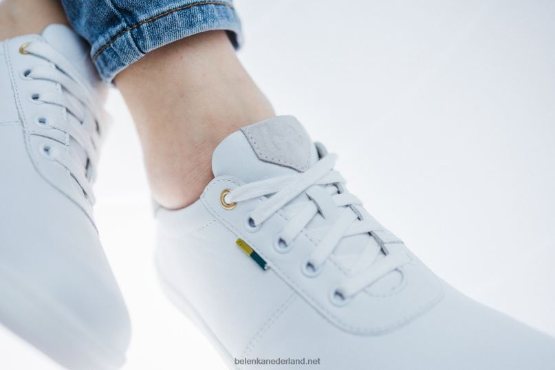 Heren Be Lenka schoenen op blote voeten - royale 08T6T7 wit & beige