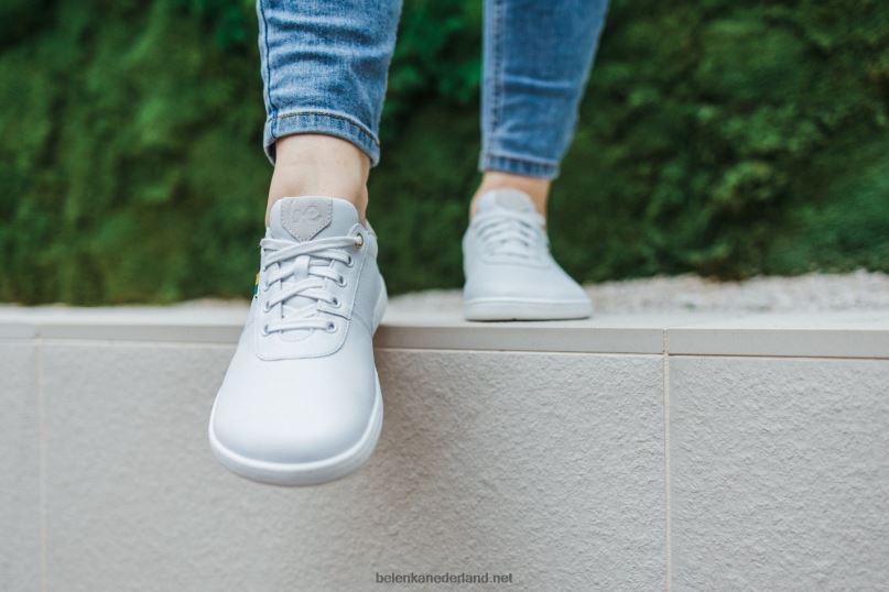 Heren Be Lenka schoenen op blote voeten - royale 08T6T7 wit & beige