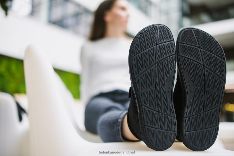 Heren Be Lenka schoenen op blote voeten - synergie 08T6T19 helemaal zwart