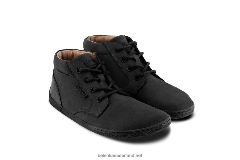 Heren Be Lenka schoenen op blote voeten - synergie 08T6T19 helemaal zwart