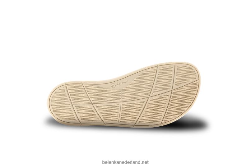 Heren Be Lenka schoenen op blote voeten - synergie 08T6T20 cognac & beige