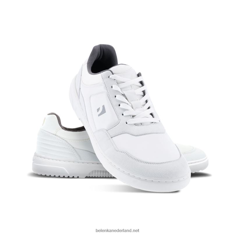 Heren Be Lenka barefoot sneakers barebarics - axioma 08T6T102 wit & lichtgrijs