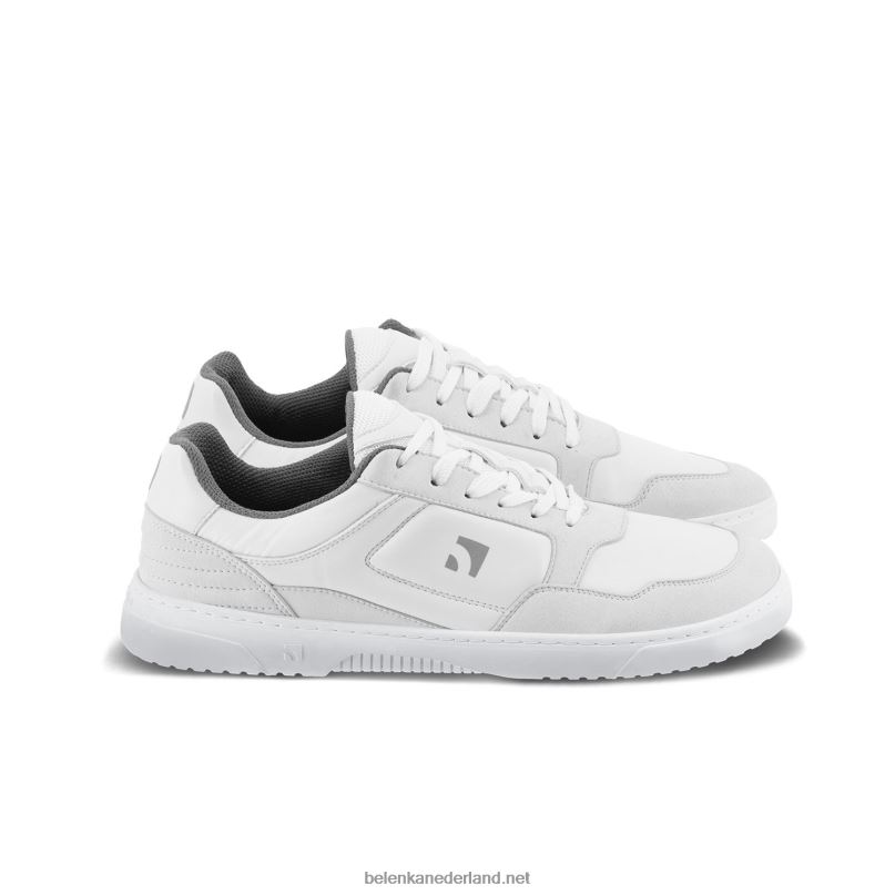 Heren Be Lenka barefoot sneakers barebarics - axioma 08T6T102 wit & lichtgrijs