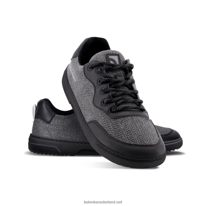 Heren Be Lenka barefoot sneakers barebarics - een pluim 08T6T83 zwart grijs
