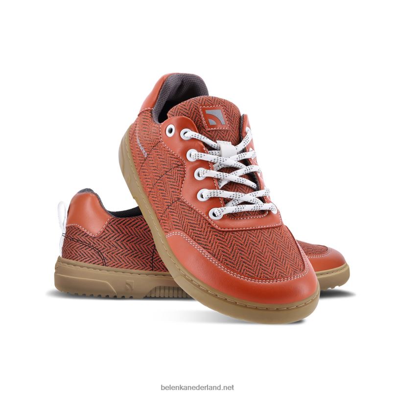 Heren Be Lenka barefoot sneakers barebarics - een pluim 08T6T84 baksteenrood