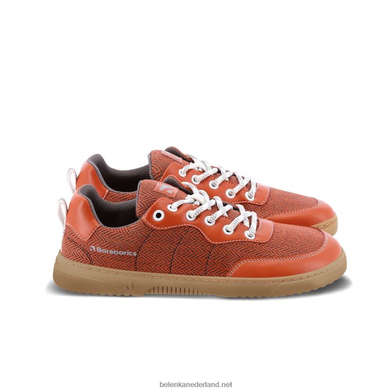 Heren Be Lenka barefoot sneakers barebarics - een pluim 08T6T84 baksteenrood