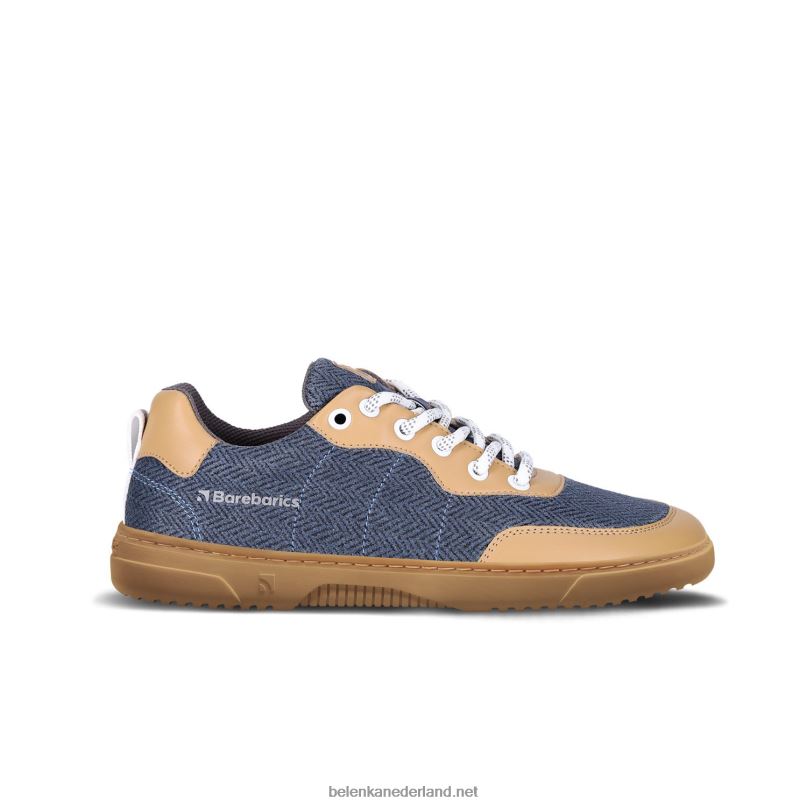 Heren Be Lenka barefoot sneakers barebarics - een pluim 08T6T85 bruin & blauw