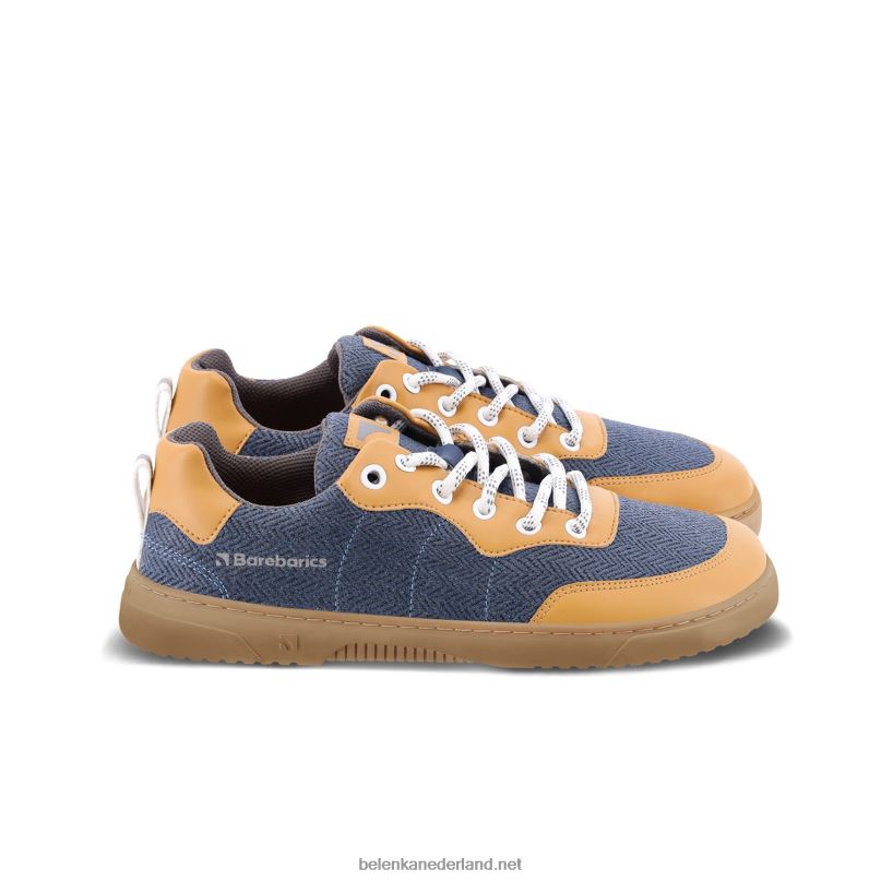 Heren Be Lenka barefoot sneakers barebarics - een pluim 08T6T85 bruin & blauw