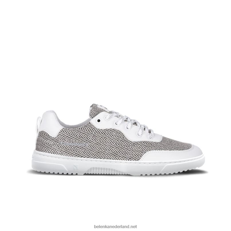 Heren Be Lenka barefoot sneakers barebarics - een pluim 08T6T86 wit grijs