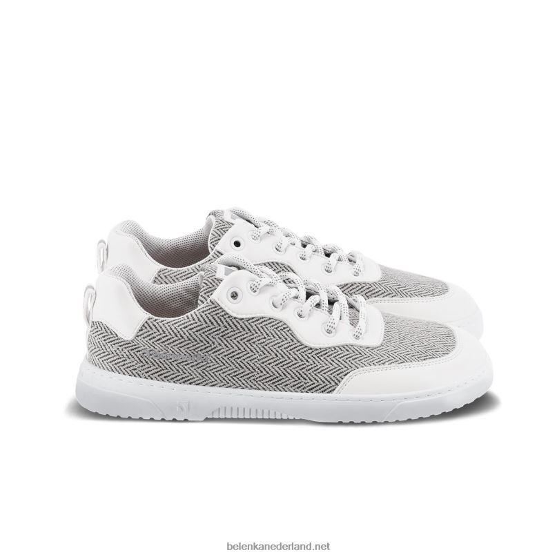 Heren Be Lenka barefoot sneakers barebarics - een pluim 08T6T86 wit grijs