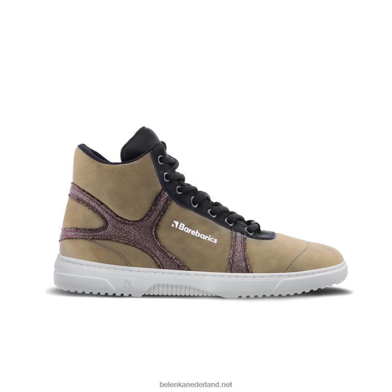 Heren Be Lenka barefoot sneakers barebarics - hifly 08T6T93 donkergroen & grijs